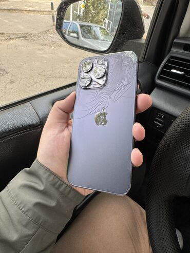 мониторы бу бишкек: IPhone 14 Pro Max, Б/у, 256 ГБ, Deep Purple, Защитное стекло, Чехол, 85 %
