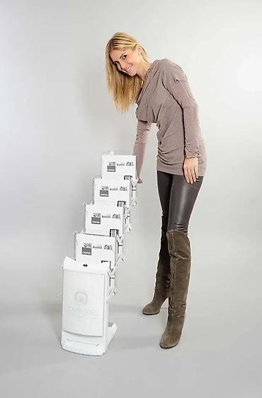 Ostali kancelarijski nameštaj: Preklopni stalak za brošure/letke – 5 nivoa - Samostojeći stalak sa 5 — 3