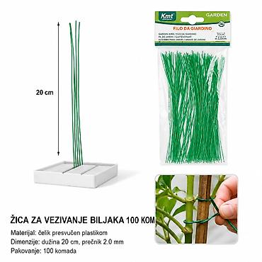 KMT Baštenska vezivna žica – zeleni set Praktična žica za vezivanje i
