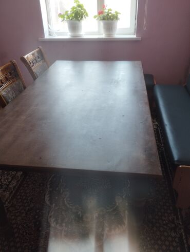 столы для гостинной: Кухонный Стол, цвет - Коричневый, Б/у