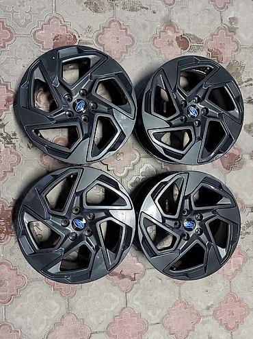 work r18: Литые Диски R 18 Subaru, Комплект, отверстий - 5, Б/у — 1