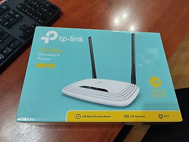 diz üstü kompüterlər: Wi-Fi router TP-Link TL-WR841N! Salam. Bu ADSL modem deyil, routerdir — 1