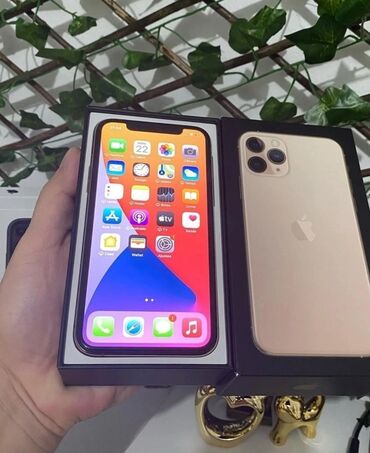 iphone 15 pro max nece manatdir: IPhone 11 Pro, 256 GB, Matte Gold, Zəmanət, Face ID
