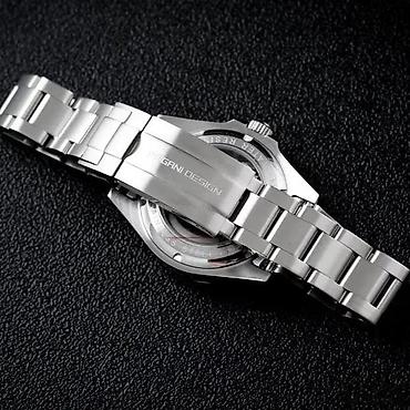 Ručni satovi: PAGANI DESIGN PD-1762 GMT -40mm -Bela- Rolex Explorer II Hom — 12
