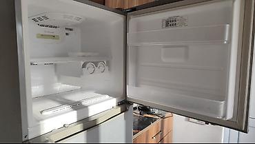 Техника и электроника: Samsung ikikameralı soyuducu - Rəng: gümüş (inox görünüşlü) - Üst — 3