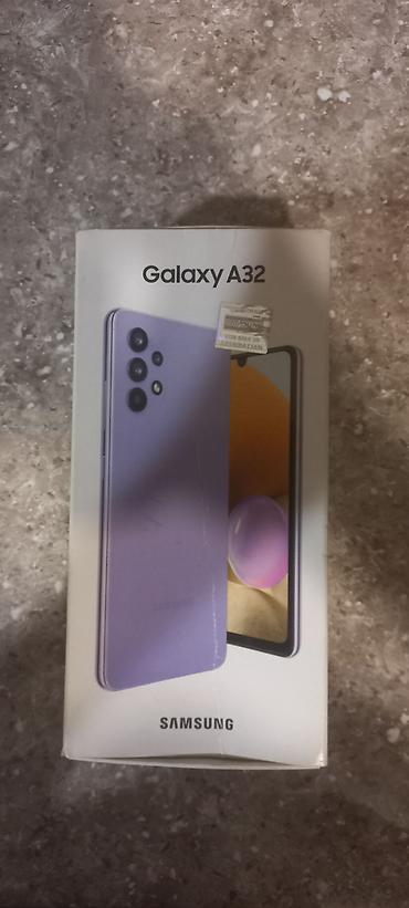 samsung printer: Samsung Galaxy A32, 64 GB, rəng - Göy, Barmaq izi — 3