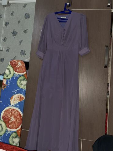 платье вечер: Детское платье, цвет - Фиолетовый, Б/у