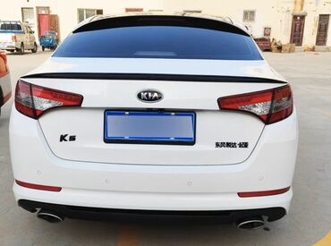 Спойлеры: Спойлер крышку багажника Kia K5 2012 клеится на двухсторонний скотч