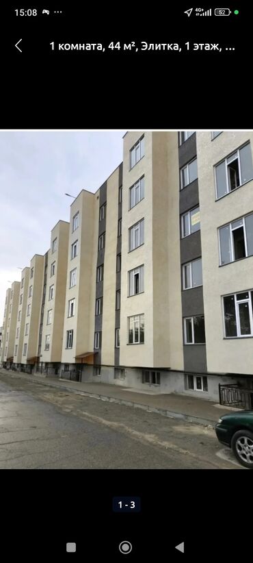 дом квартира жалал абад: 1 комната, 40 м², Элитка, 1 этаж