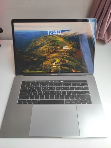 ноутбук macbook: Ноутбук, Apple, 16 ГБ ОЗУ, Intel Core i9, 15.4 ", Б/у, Для работы, учебы, память SSD