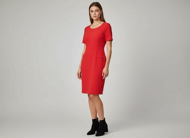 c a czerwona sukienka: Sukienka damska, rozmiar M