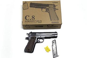 Оюнчуктар: 🔥 Металлический пистолет на пульках Colt 1911 C.8 (металл) 🔥 💥 — 1