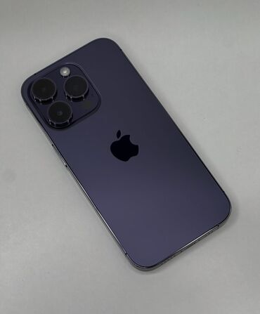 iphone 13 pro max купить бишкек: IPhone 14 Pro, Колдонулган, 256 ГБ, Deep Purple, Коргоочу айнек, Каптама, 88 %