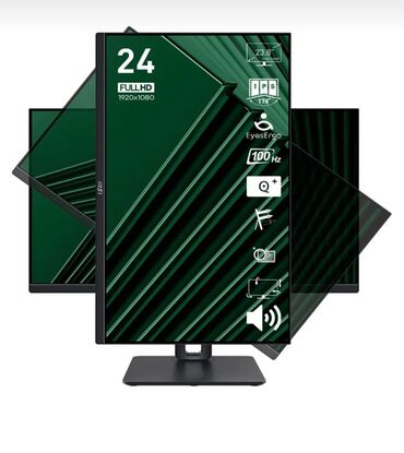 Monitorlar: Msi Pro MP245PG 100Hz Monitor . * Ekran Ölçüsü: 23.8 düym * Yeniləmə