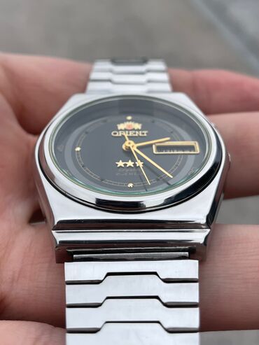 Qol saatları: İşlənmiş, Qol saatı, Orient, rəng - Boz — 8