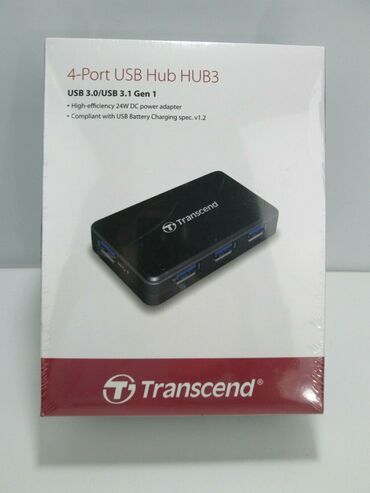 ana: Transcend USB Hub HUB3 3.1 Gen 1 Satılır 💼 Model: Transcend HUB3 ⚡