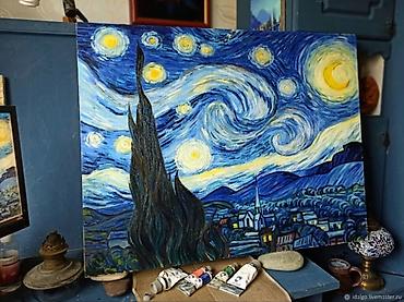 gozel sekiller: 🌠 "Ulduzlu gecə". 🌌 Van Qoqun möhtəşəm əsərlərindən🤩 🥺 Çox sevilən — 6