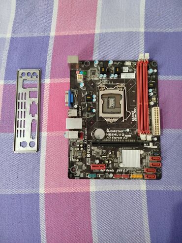 материнская плата бу: Энелик плата, Колдонулган, Biostar, LGA1155, Micro-ATX, ПК үчүн