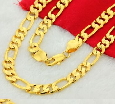 nakit uz teget haljinu: Predivan lanac masivan oko 10-12mm debljone od hiruškog čelika