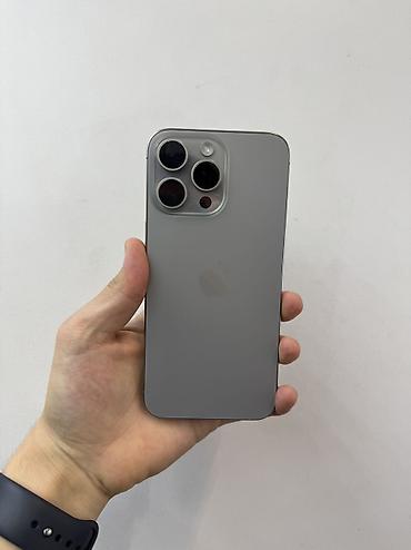 iphone 15 pro max 256гб: IPhone 15 Pro Max, Б/у, 256 ГБ, Natural Titanium, 85 % — 2