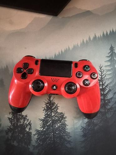 playsation 4: PlayStation 4 Slim konsolu + DualShock 4 qol (qırmızı) Xüsusiyyətlər — 4