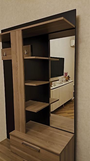 qapi ustu: İşlənmiş, 1 qapı, Güzgülü, Rəngli, Açılan, Düz dolab — 4