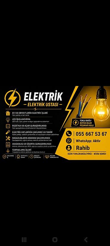 Elektrik ustası xidməti – ev və obyektlər üçün tam elektrik həlləri