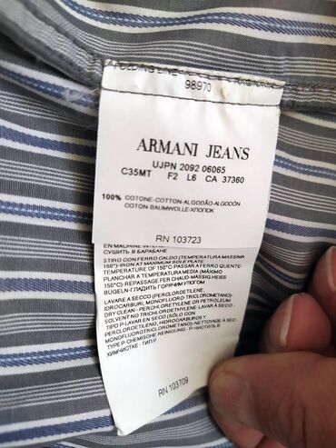 Košulje: Muška košulja Armani Jeans vel. M Kvalitetna atraktivna upečatljiva — 12
