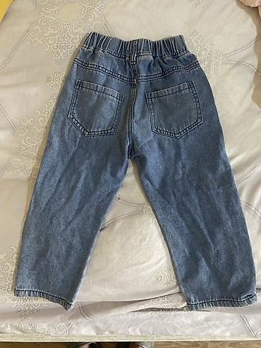 cins şalvar: Uşaqlar üçün cins şalvar 18-24 ay - Rəng: klassik açıq mavi denim - — 2