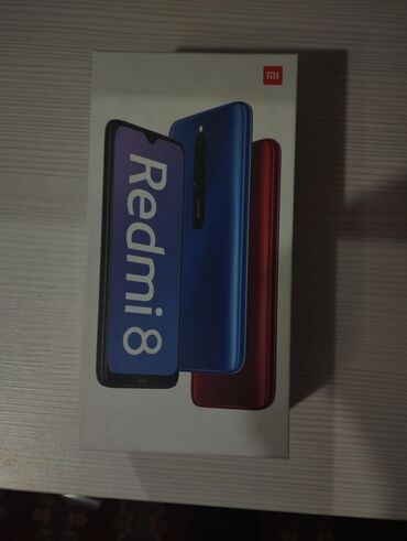 телефон матарола: Redmi, Redmi 8, Б/у, 64 ГБ, цвет - Синий, 2 SIM