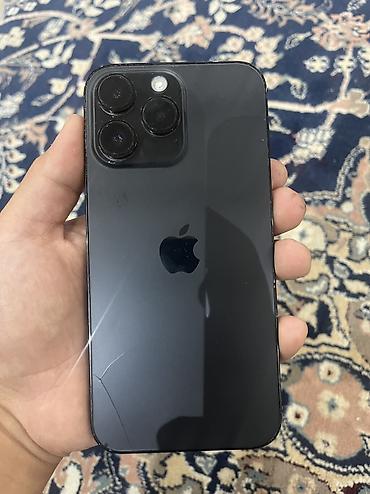 чехлы на айфон 12 бишкек: IPhone 14 Pro Max, Колдонулган, 256 ГБ, Black Titanium, Коргоочу айнек, Каптама, 100 % — 2