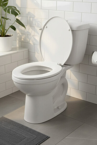 Унитазы: Унитаз Напольный, Б/у, Материал: Фаянс — 1