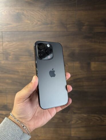 бу телефоны в бишкеке редми: IPhone 14 Pro, Колдонулган, 128 ГБ, Jet Black, Коргоочу айнек, Каптама, 94 %