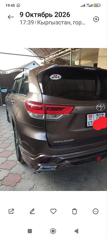 highland: Toyota Highlander: 2019 г., Автомат, Бензин, Кроссовер — 5