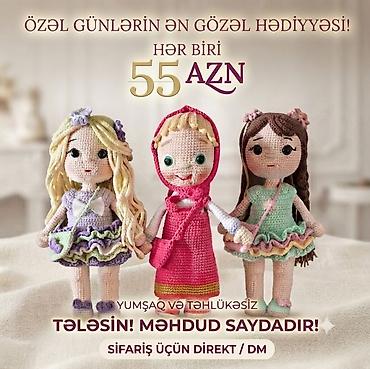 toy story: Amigurumi toxunma kuklalar – xüsusi günlər üçün gözəl hədiyyə! - — 1