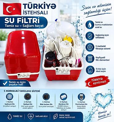 Türkiyə istehsalı su filtri – Təmiz su, sağlam həyat Məhsul