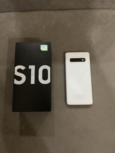 Samsung: Samsung Galaxy S10, 128 GB, rəng - Ağ