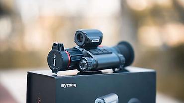 Оптикалык мээлеткичтер: Цифровой охотничий прицел Sytong HT-70 LRF (5-20x) — компактная модель — 5