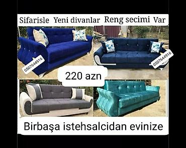 Sifarişlə divanlar: Divan, Qonaq otağı üçün, Parça, Bazalı, Açılan, Kitab — 7