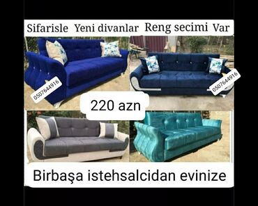 Divanlar: Divan, Yeni, Açılan, Bazalı, Parça, Şəhərdaxili pulsuz çatdırılma — 22
