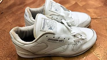 reebok 42: Мужские кроссовки, 43, Reebok, Б/у, цвет - Белый, Платная доставка — 2