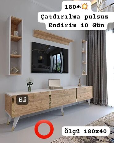шкафчик под мойку: *TV stend 180Azn💥* ✔️Rəng seçimi var ✔️ Çatdırılma və Quraşdırılma