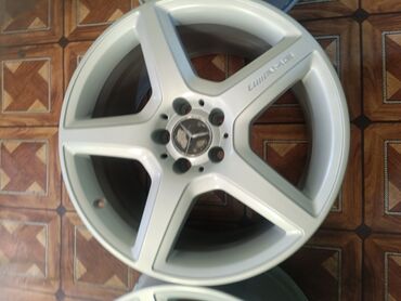 Диски: Литые Диски R 18 Mercedes-Benz, Комплект, отверстий - 5, Б/у — 8