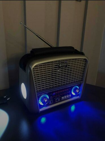 Radio: Nostalji görünüşlü səs gücləndirici Fm radio Bluetooth USB flashkart — 5