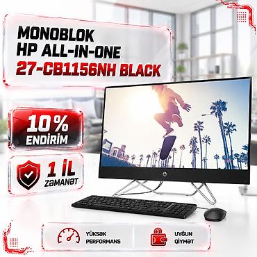 hp notebook ryzen 5: MONOBLOK HP ALL-IN-ONE 27-CB1156NH BLACK Prosessor ·Prosessor — 1