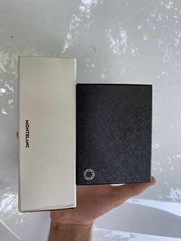 Montblanc orijinal qelem ve cart holder. Tezedir, ishlenmeyib. 1000azn