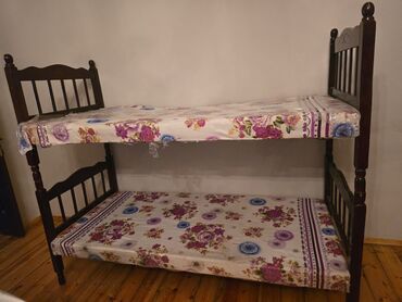 двухэтажная кровать: Oğlan və qız üçün, İşlənmiş, Çarpayı