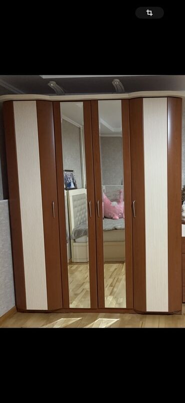 купить кровать бу кривой рог: Кийим салуучу шкаф, Колдонулган, Түз, Жыгач