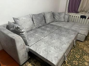 Угловые диваны: Угловой диван, C подушками — 4