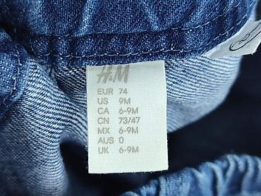subdued dresy: Spodnie jeansowe, H&M, 6-9 miesięcy, stan - Bardzo dobry — 4